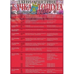 DANI OPŠTINE BAČKA TOPOLA