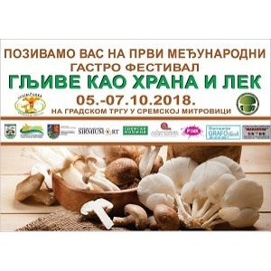 GASTRO FESTIVAL GLJIVE KAO HRANA I LEK 2018